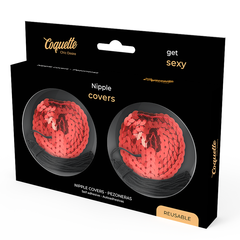 COQUETTE CHIC DESIRE - CUBRE PEZONES ROJO COQUETTE ACCESSORIES
