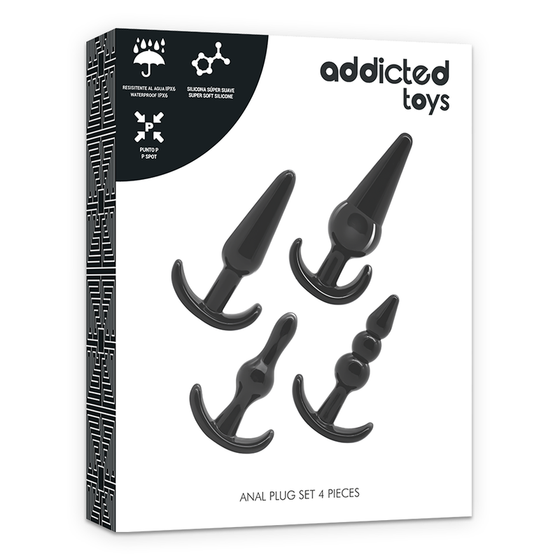 ADDICTED TOYS - SET 4 PLUGS ANALES ADDICTED TOYS