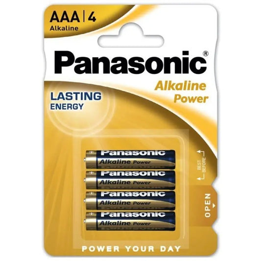 PANASONIC - BRONZE PILA ALCALINA AAA LR03 BLISTER*4 PANASONIC
