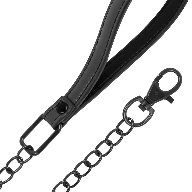 FETISH SUBMISSIVE - COLLAR CON CADENA CON FORRO DE NOPRENO FETISH SUBMISSIVE BONDAGE