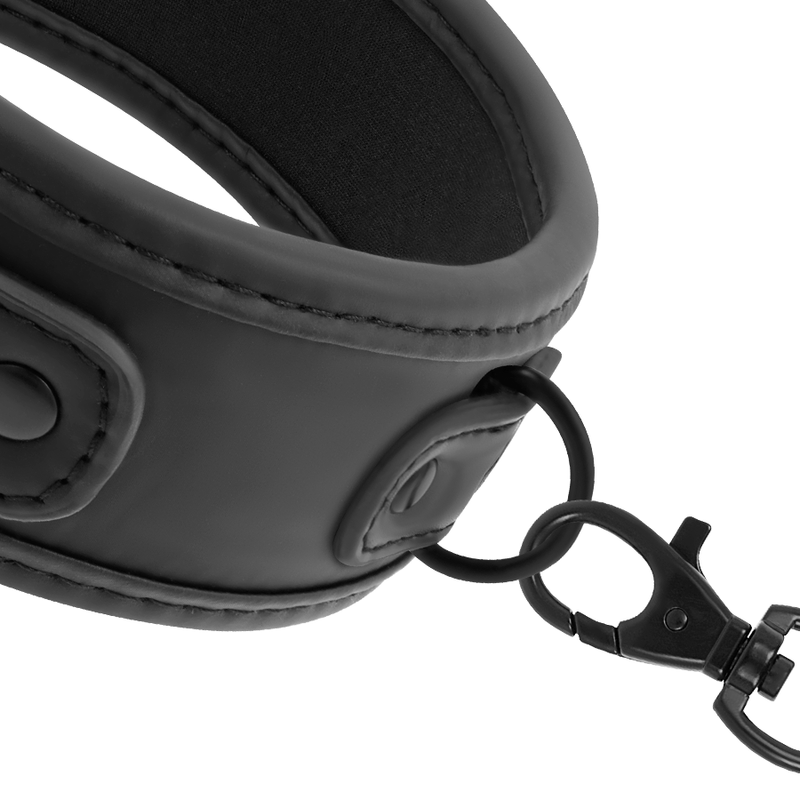 FETISH SUBMISSIVE - COLLAR CON CADENA CON FORRO DE NOPRENO FETISH SUBMISSIVE BONDAGE