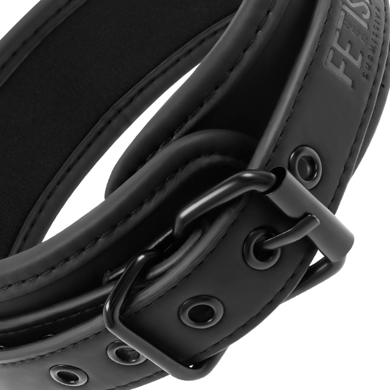 FETISH SUBMISSIVE - COLLAR CON CADENA CON FORRO DE NOPRENO FETISH SUBMISSIVE BONDAGE