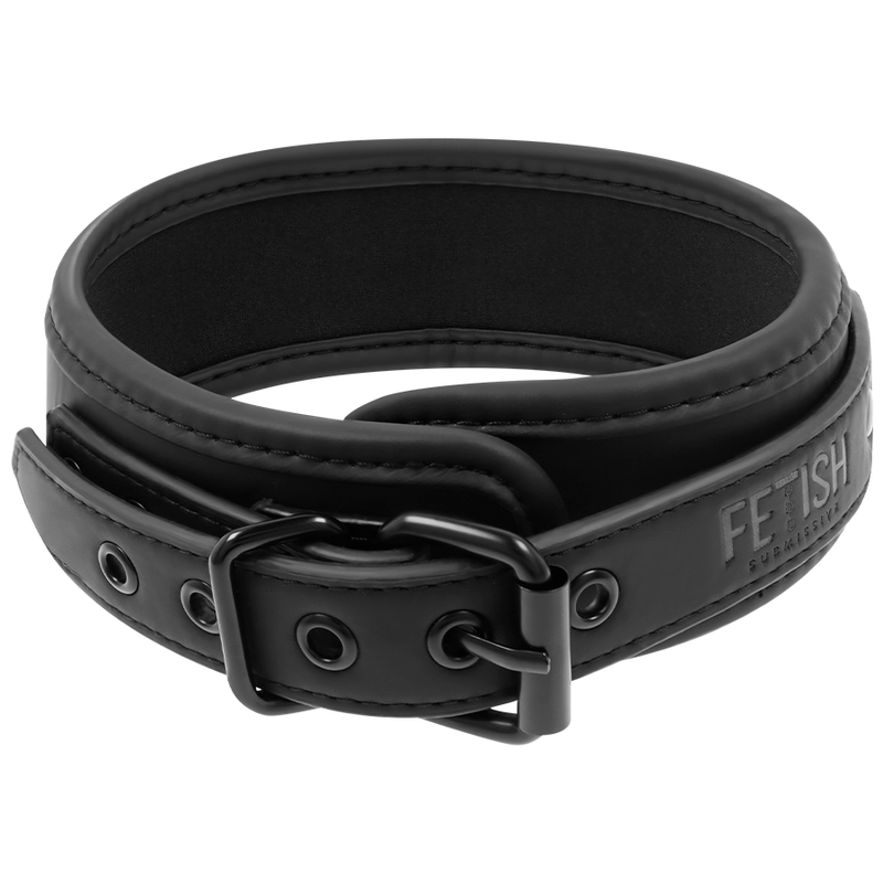 FETISH SUBMISSIVE - COLLAR CON CADENA CON FORRO DE NOPRENO FETISH SUBMISSIVE BONDAGE