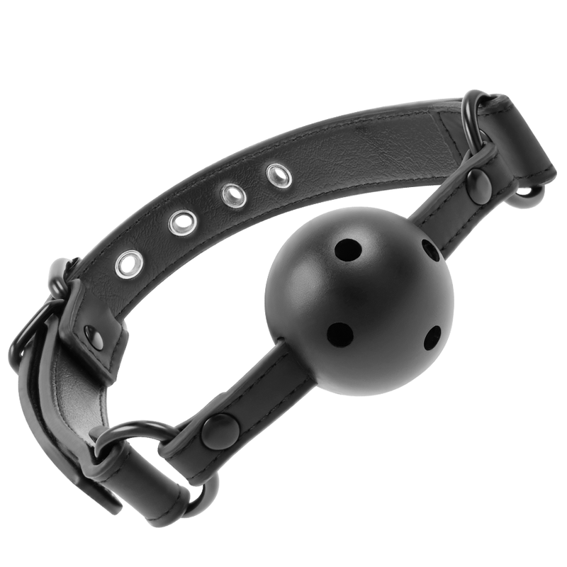 FETISH SUBMISSIVE - MORDAZA TRANSPIRABLE VEGANA FETISH SUBMISSIVE BONDAGE