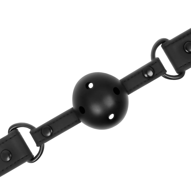 FETISH SUBMISSIVE - MORDAZA TRANSPIRABLE VEGANA FETISH SUBMISSIVE BONDAGE