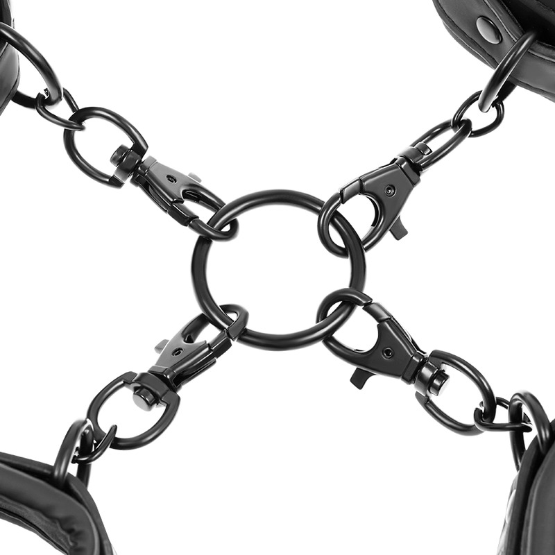 FETISH SUBMISSIVE - SET ESPOSAS MANOS Y TOBILLOS CON FORRO DE NOPRENO FETISH SUBMISSIVE BONDAGE
