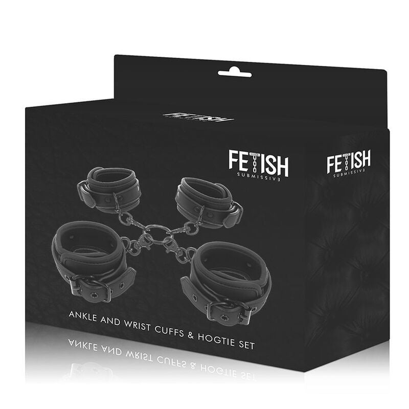 FETISH SUBMISSIVE - SET ESPOSAS MANOS Y TOBILLOS CON FORRO DE NOPRENO FETISH SUBMISSIVE BONDAGE
