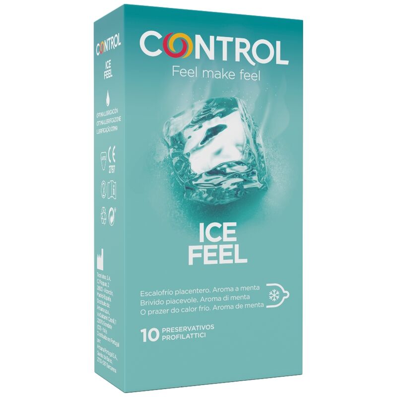 CONTROL - ICE FEEL PRESERVATIVOS EFECTO FRIO 10 UNIDADES CONTROL CONDOMS