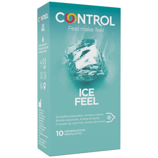 CONTROL - ICE FEEL PRESERVATIVOS EFECTO FRIO 10 UNIDADES CONTROL CONDOMS