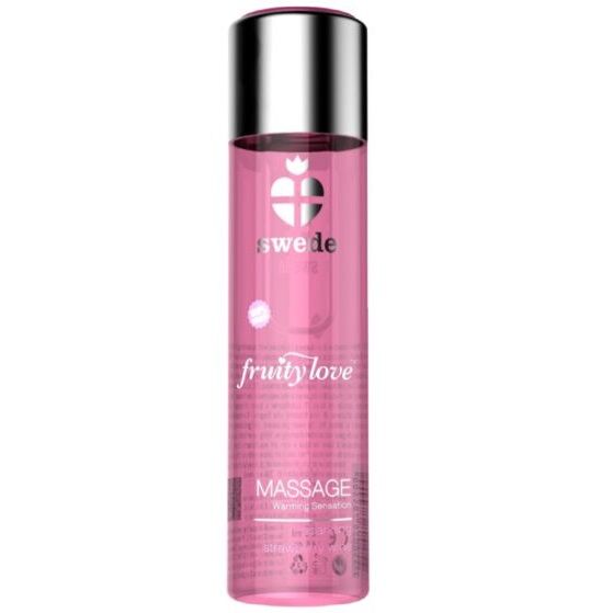 SWEDE - FRUITY LOVE ACEITE EFECTO CALOR FRESAS CON CHAMPAGNE 60 ML SWEDE