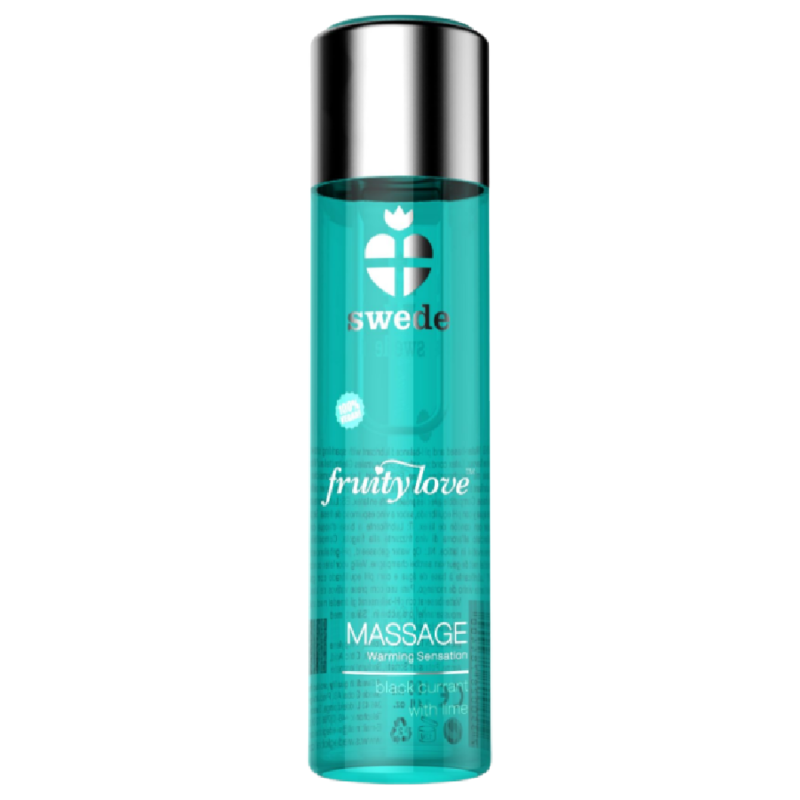 SWEDE - FRUITY LOVE ACEITE EFECTO CALOR GROSELLA NEGRA Y LIMA 120 ML SWEDE