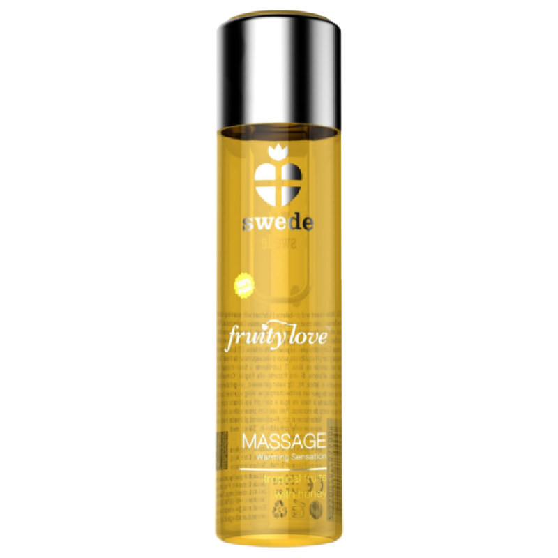 SWEDE - FRUITY LOVE ACEITE EFECTO CALOR FRUTAS TROPICALES Y MIEL 120 ML SWEDE