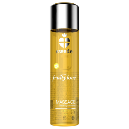 SWEDE - FRUITY LOVE ACEITE EFECTO CALOR FRUTAS TROPICALES Y MIEL 120 ML SWEDE