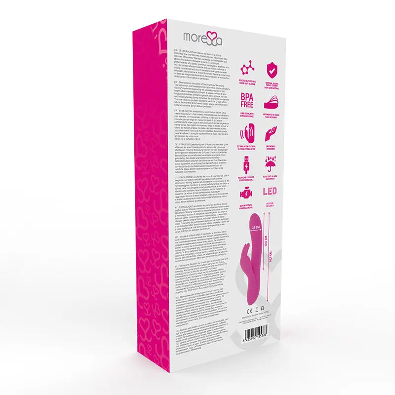 MORESSA - ETHAN EFECTO WAVE MAS POTENTE VIBRACIÓN PREMIUM SILICONE RECARGABLE MORESSA