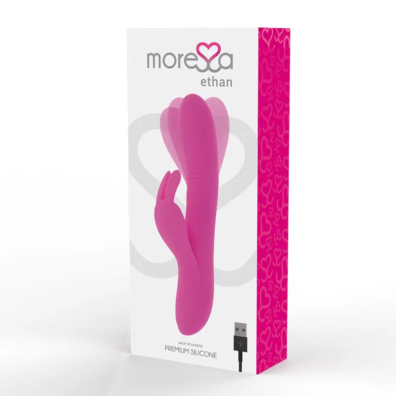 MORESSA - ETHAN EFECTO WAVE MAS POTENTE VIBRACIÓN PREMIUM SILICONE RECARGABLE MORESSA