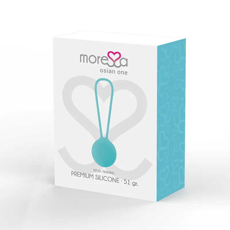MORESSA - OSIAN ONE ENTRENAMIENTO SUELO PELVICO 51gr PREMIUM SILICONA TURQUESA MORESSA