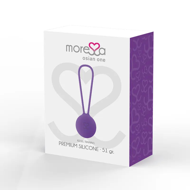 MORESSA - OSIAN ONE ENTRENAMIENTO SUELO PELVICO 51gr PREMIUM SILICONA LILA MORESSA