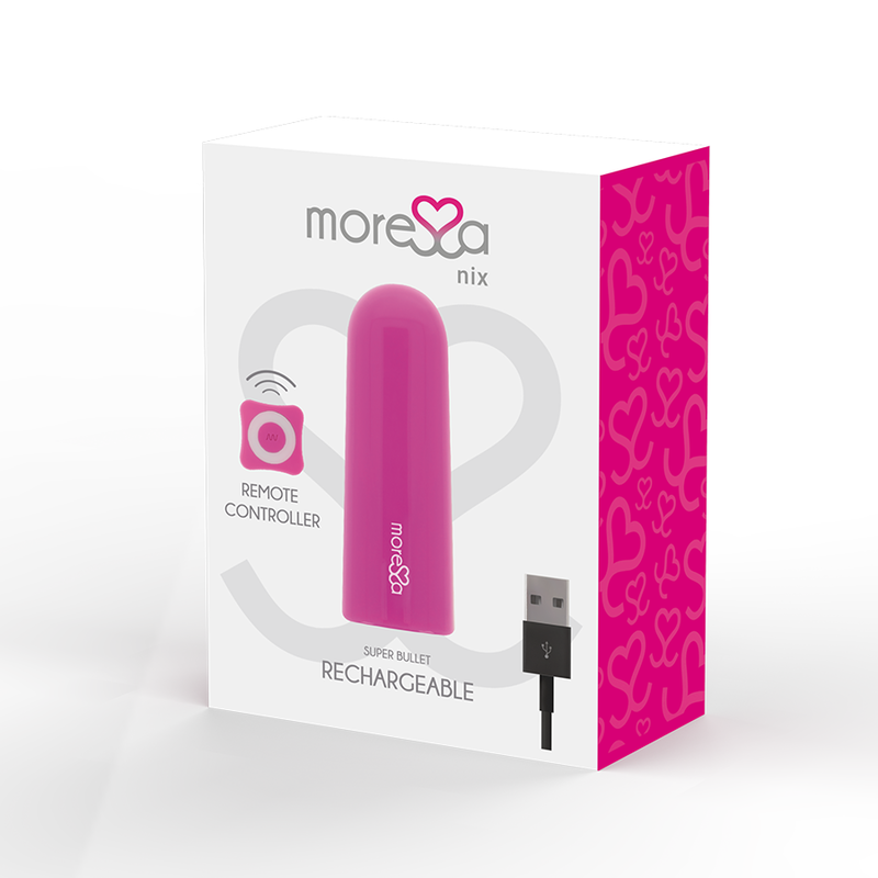 MORESSA - NIX POTENTE VIBRADOR MULTI JUEGOS CONTROL REMOTO ROSA MORESSA