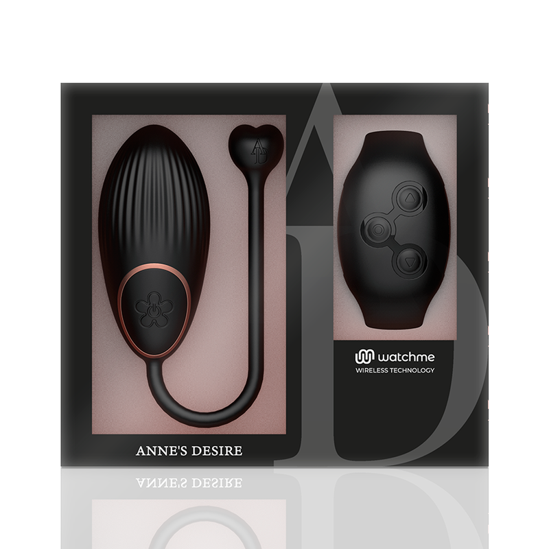 ANNE'S DESIRE - HUEVO CONTROL REMOTO TECNOLOGÍA WATCHME NEGRO ANNE´S DESIRE