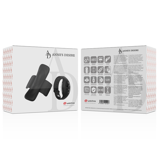 ANNE'S DESIRE - PANTY PLEASURE TECNOLOGÍA WATCHME NEGRO ANNE´S DESIRE