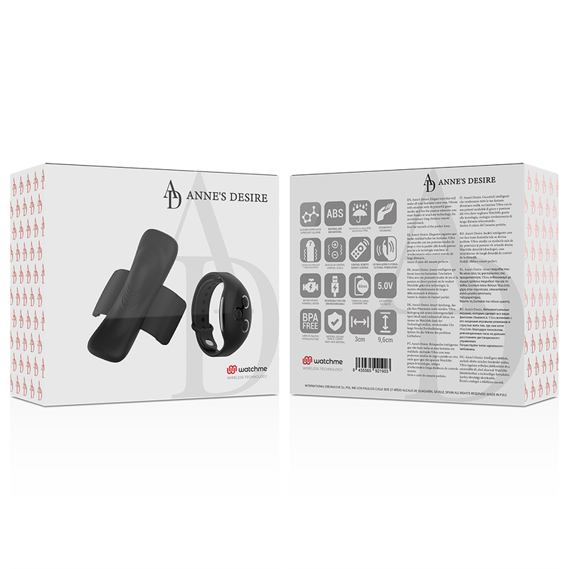 ANNE'S DESIRE - PANTY PLEASURE TECNOLOGÍA WATCHME NEGRO ANNE´S DESIRE