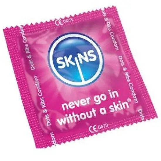 SKINS - PRESERVATIVOS PUNTOS & ESTRÍAS BOLSA 500 UDS SKINS