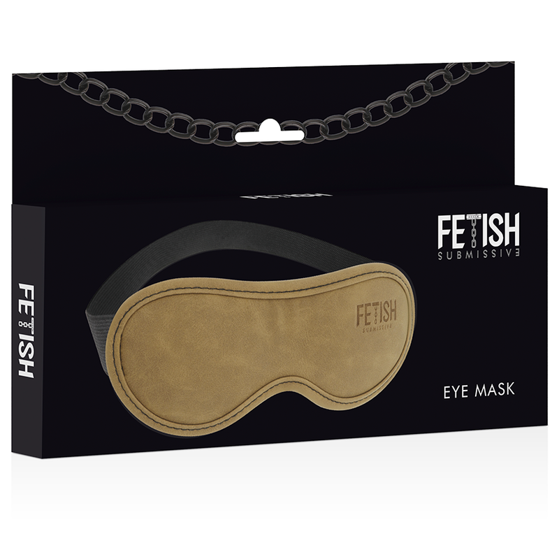 FETISH SUBMISSIVE ORIGEN - ANTIFAZ CUERO VEGANO CON FORRO DE NEOPRENO FETISH SUBMISSIVE ORIGIN