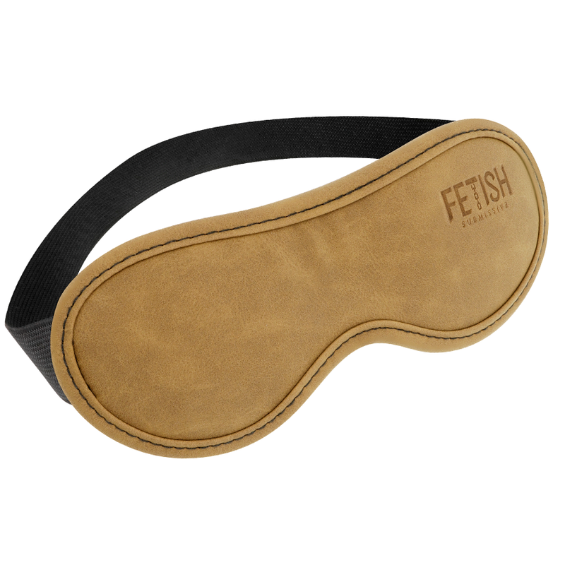 FETISH SUBMISSIVE ORIGEN - ANTIFAZ CUERO VEGANO CON FORRO DE NEOPRENO FETISH SUBMISSIVE ORIGIN