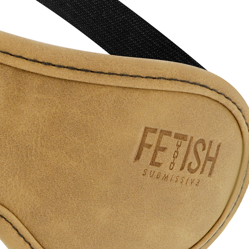 FETISH SUBMISSIVE ORIGEN - ANTIFAZ CUERO VEGANO CON FORRO DE NEOPRENO FETISH SUBMISSIVE ORIGIN