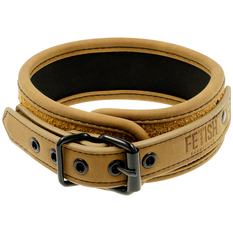 FETISH SUBMISSIVE ORIGEN - COLLAR CON CADENA CON FORRO DE NEOPRENO FETISH SUBMISSIVE ORIGIN