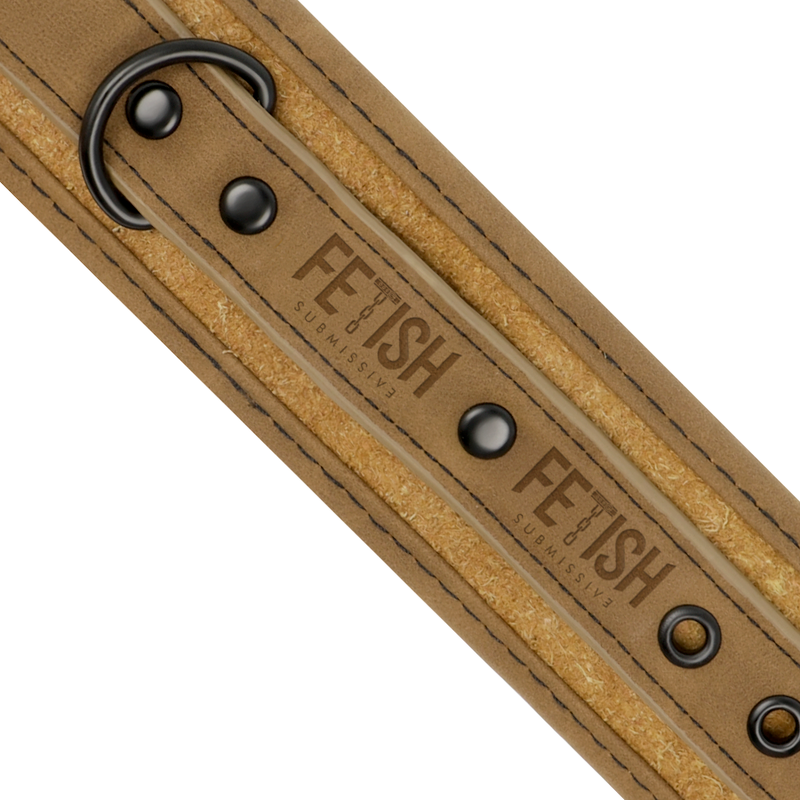 FETISH SUBMISSIVE ORIGEN - ESPOSAS CUERO VEGANO CON FORRO DE NEOPRENO FETISH SUBMISSIVE ORIGIN