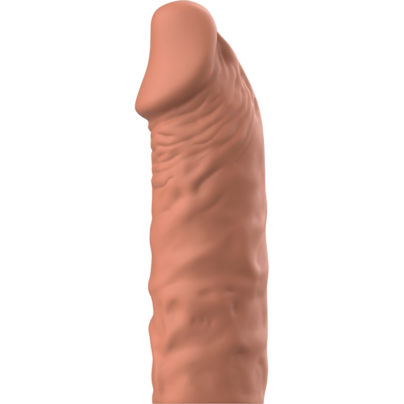 VIRILXL - EXTENSIÓN DE PENE LIQUID SILICONE V5 MARRÓN VIRILXL