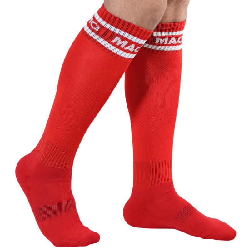 MACHO - CALCETINES LARGOS TALLA UNICA ROJO MACHO UNDERWEAR