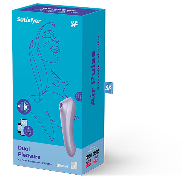 SATISFYER - DUAL PLEASURE AIR PULSE VIOLETA SATISFYER CONNECT
