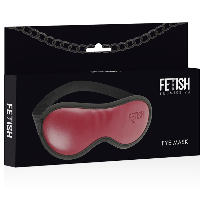 FETISH SUBMISSIVE DARK ROOM - ANTIFAZ CUERO VEGANO CON FORRO DE NEOPRENO FETISH SUBMISSIVE DARK ROOM
