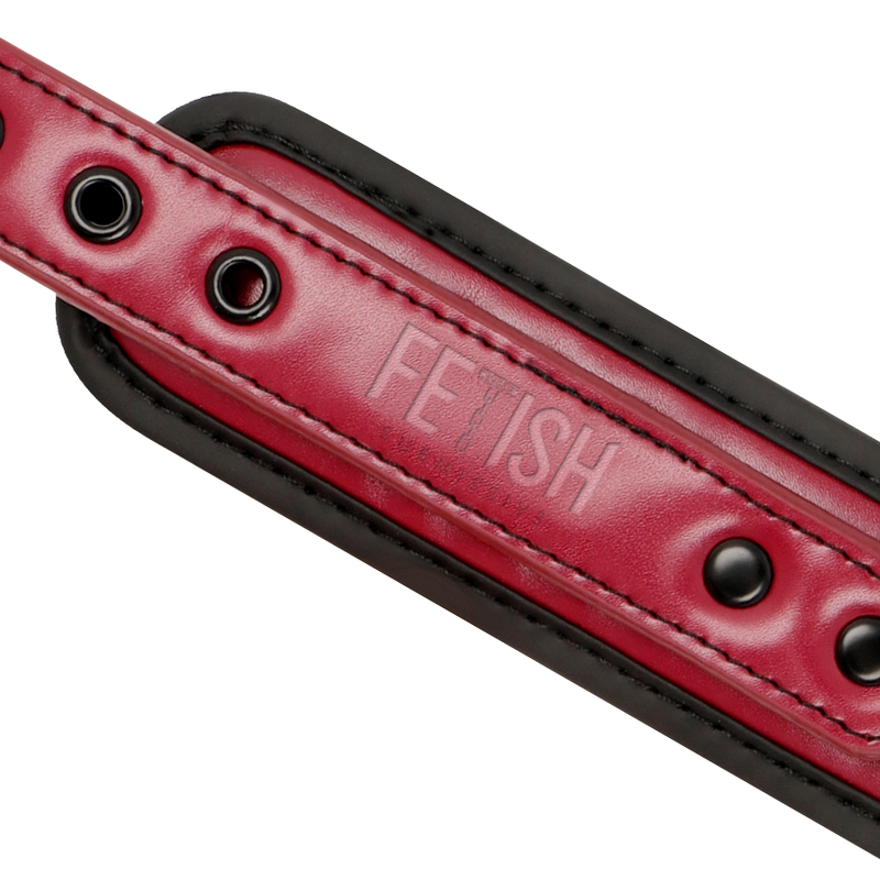FETISH SUBMISSIVE DARK ROOM - COLLAR CON CADENA CON FORRO DE NEOPRENO FETISH SUBMISSIVE DARK ROOM