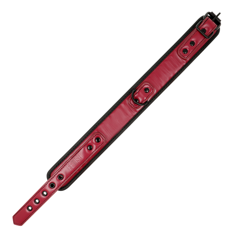 FETISH SUBMISSIVE DARK ROOM - COLLAR CON CADENA CON FORRO DE NEOPRENO FETISH SUBMISSIVE DARK ROOM