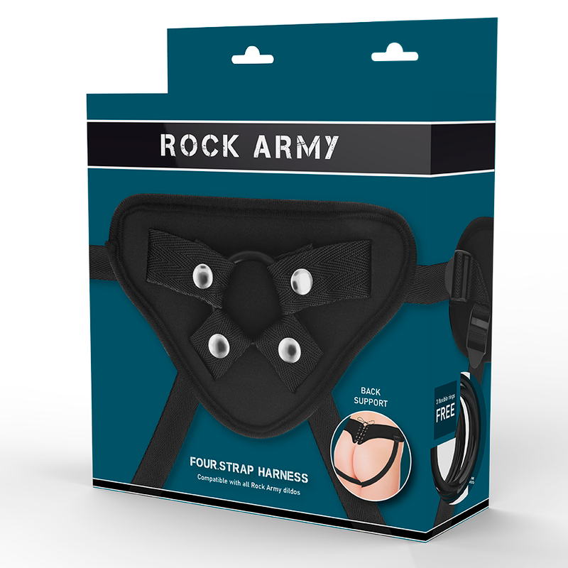 ROCKARMY - ARNÉS AJUSTABLE Y ANILLOS FLEXIBLES ROCK ARMY
