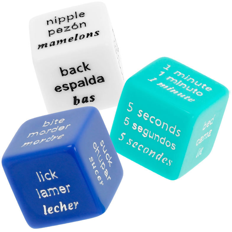 WATERFEEL - JUEGO DE DADOS ERÓTICOS ES/FR/EN WATERFEEL
