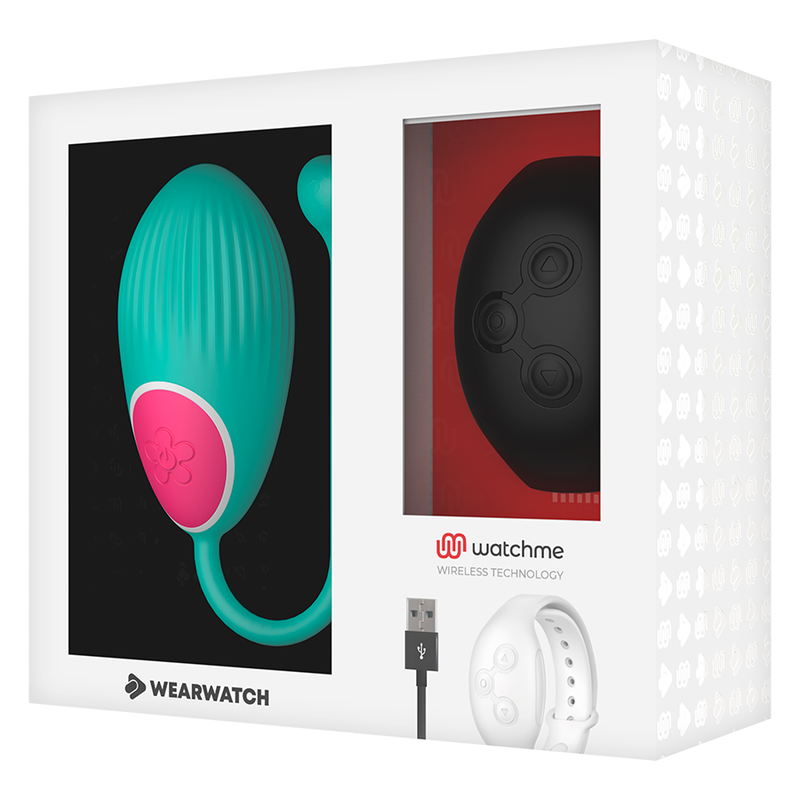 WEARWATCH - HUEVO CONTROL REMOTO TECHNOLOGY WATCHME AGUA MARINA / AZABACHE WEARWATCH