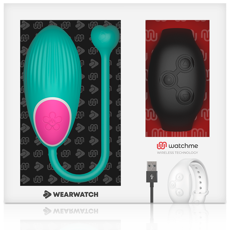 WEARWATCH - HUEVO CONTROL REMOTO TECHNOLOGY WATCHME AGUA MARINA / AZABACHE WEARWATCH