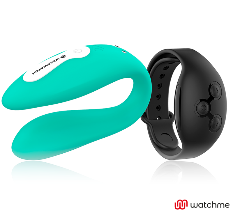 WEARWATCH - VIBRADOR DUAL TECHNOLOGY WATCHME AGUAMARINA / AZABACHE WEARWATCH