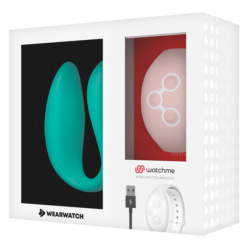 WEARWATCH - VIBRADOR DUAL TECHNOLOGY WATCHME AGUA MARINA / ROSA WEARWATCH