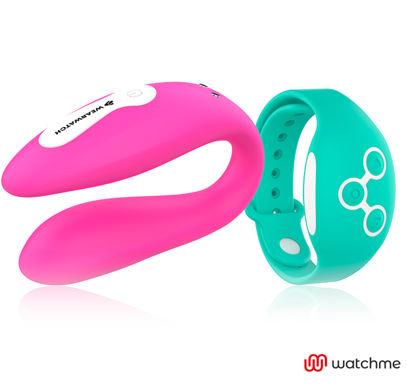 WEARWATCH - VIBRADOR DUAL TECHNOLOGY WATCHME FUCSIA / AGUA MARINA WEARWATCH