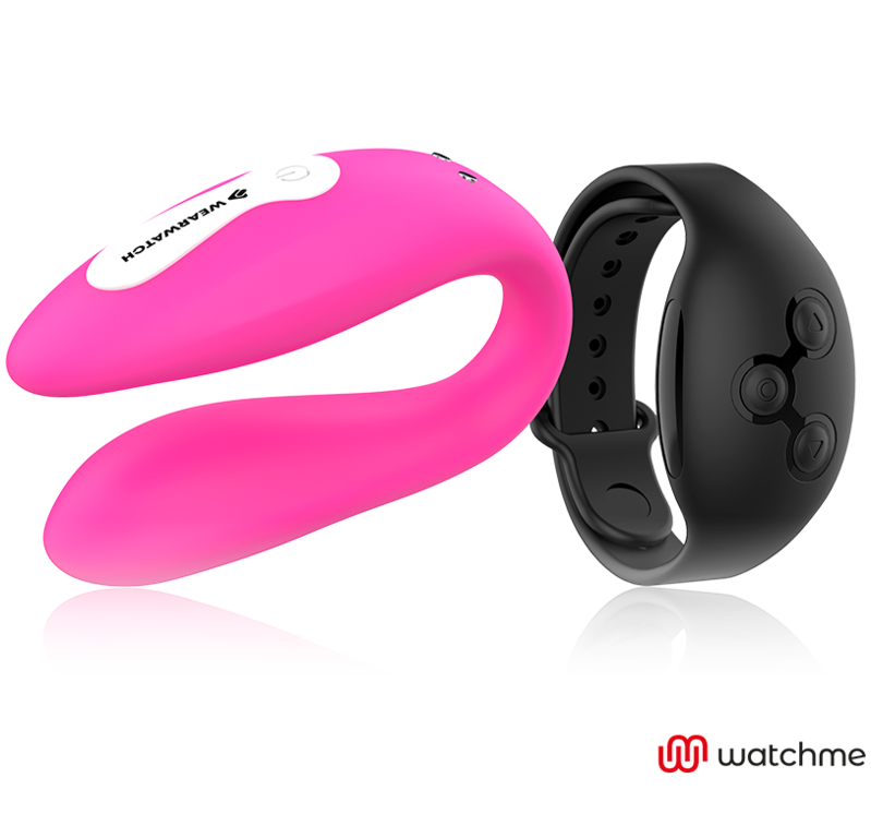 WEARWATCH - VIBRADOR DUAL TECHNOLOGY WATCHME FUCSIA /AZABACHE WEARWATCH