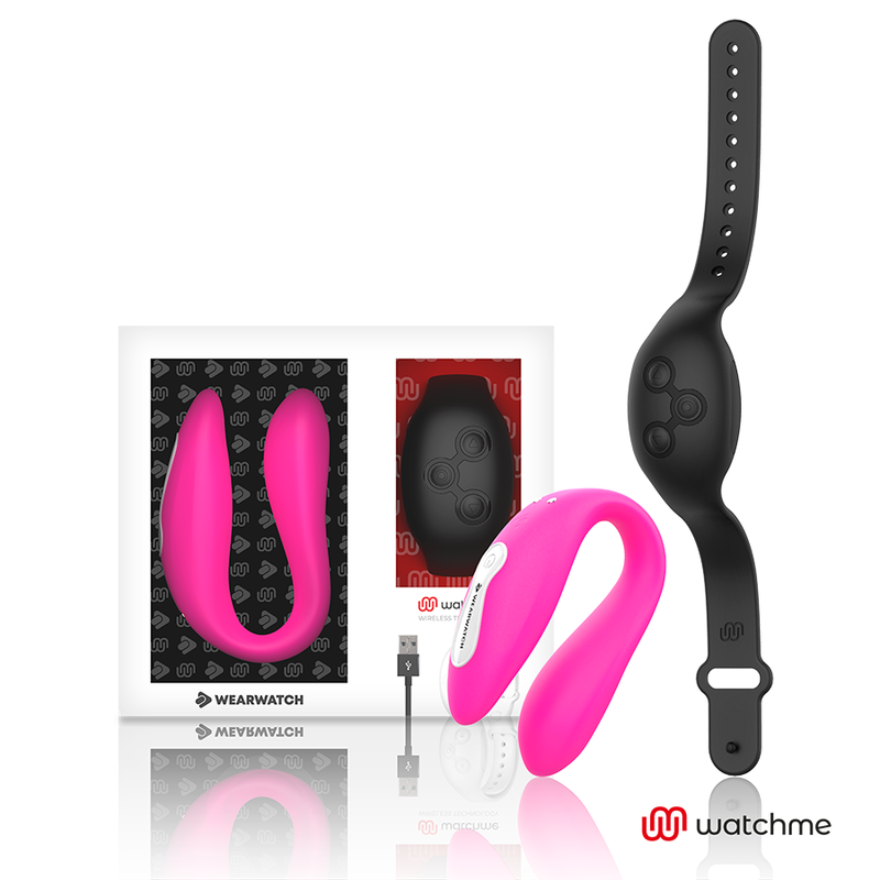 WEARWATCH - VIBRADOR DUAL TECHNOLOGY WATCHME FUCSIA /AZABACHE WEARWATCH