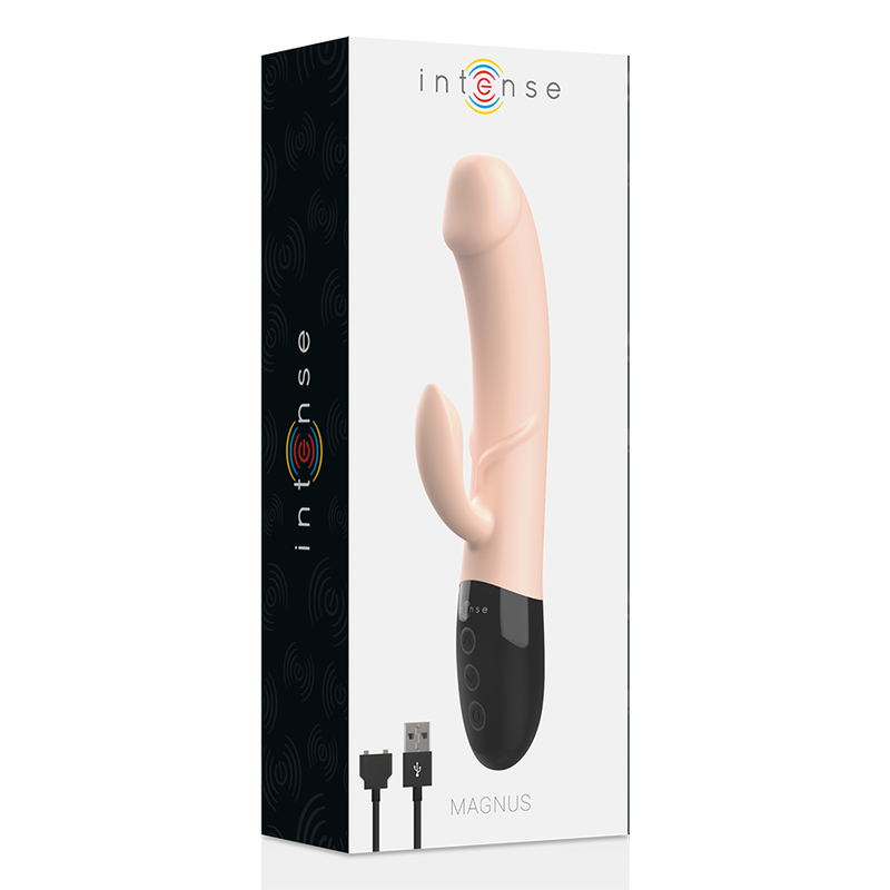 INTENSE - MAGNUS VIBRADOR RECARGABLE DUAL NATURAL INTENSE FUN