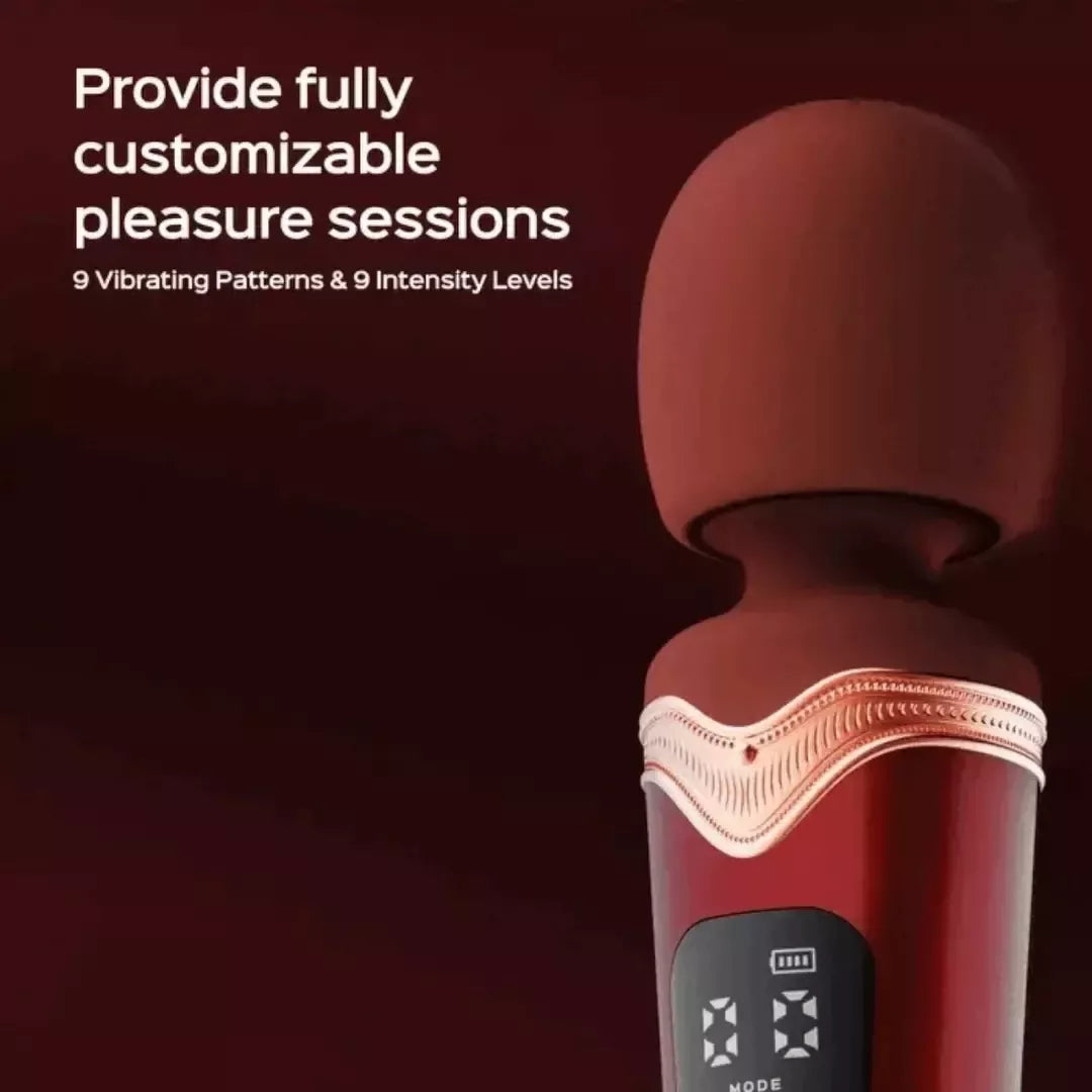 HoneyPlayBox Stormi Red Lazdelė - Šildymas, 9 Režimai, Magnetinis Įkrovimas